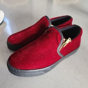 New GIOSEPPO Velvet Slip on Flat shoes 36 6